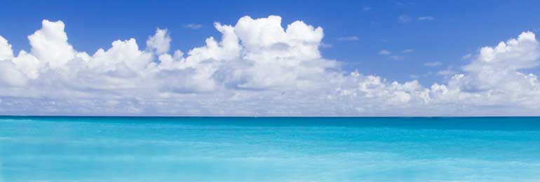 sea with sky